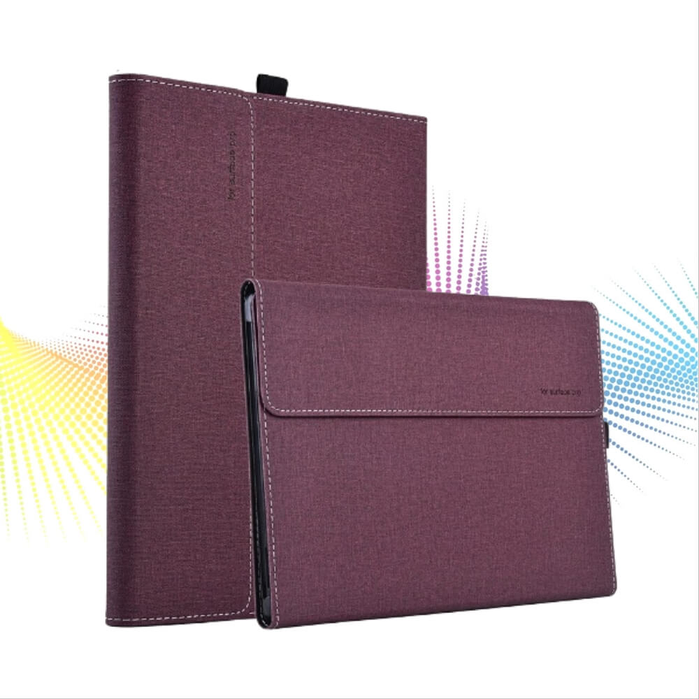 Bao Da Surface Pro 3/4/5/6/7/8/9/X/10/11 màu đỏ đô