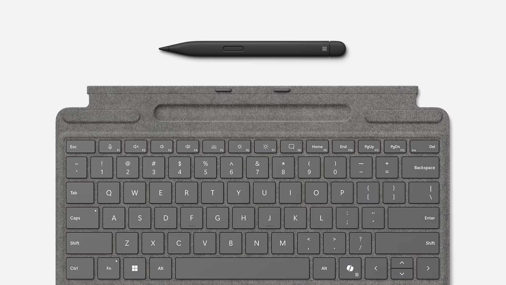 Bàn phím Surface Pro Alcantara Copilot Key kèm Bút Slim Pen 2 