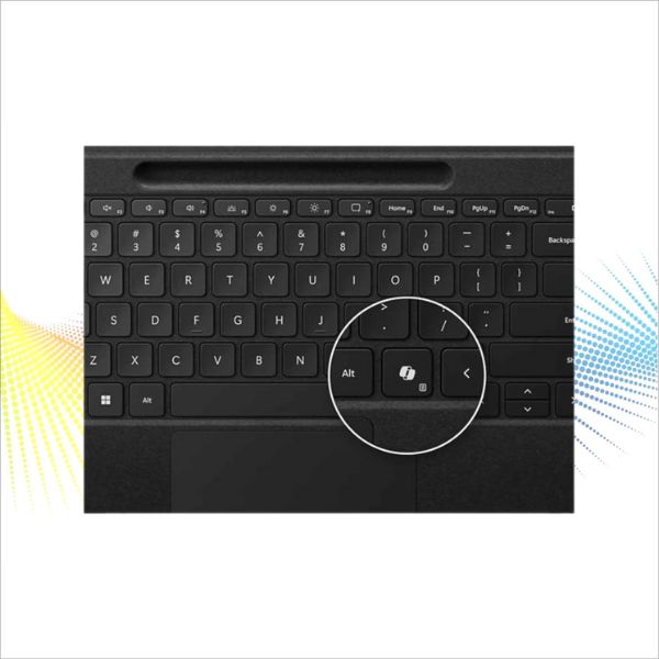 Bàn phím Surface Pro Flex Keyboard có khe sạc bút - New