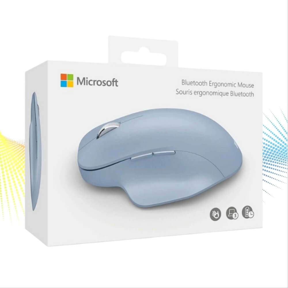Chuột Microsoft Bluetooth Ergonomic Mouse màu xanh sang trọng