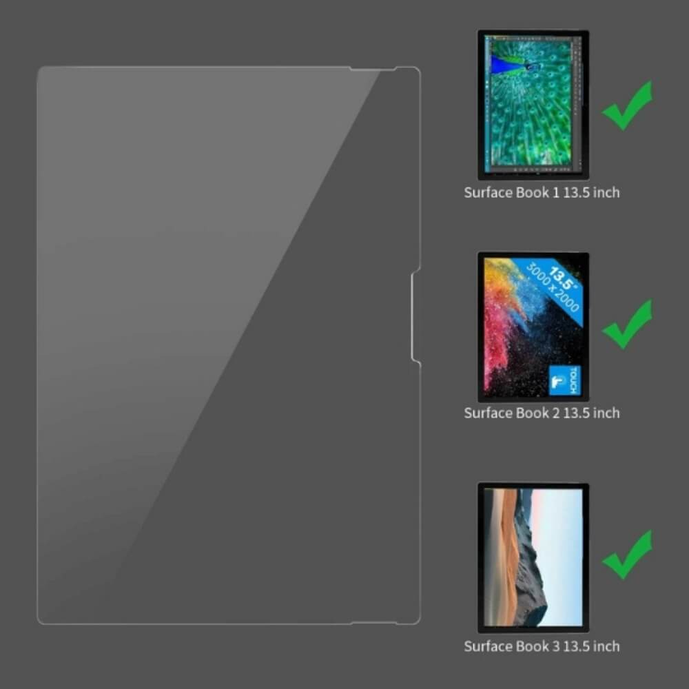 Kính cường lực Surface Book dùng cho tất cả các dòng Surface Book 1, 2, 3 13inch
