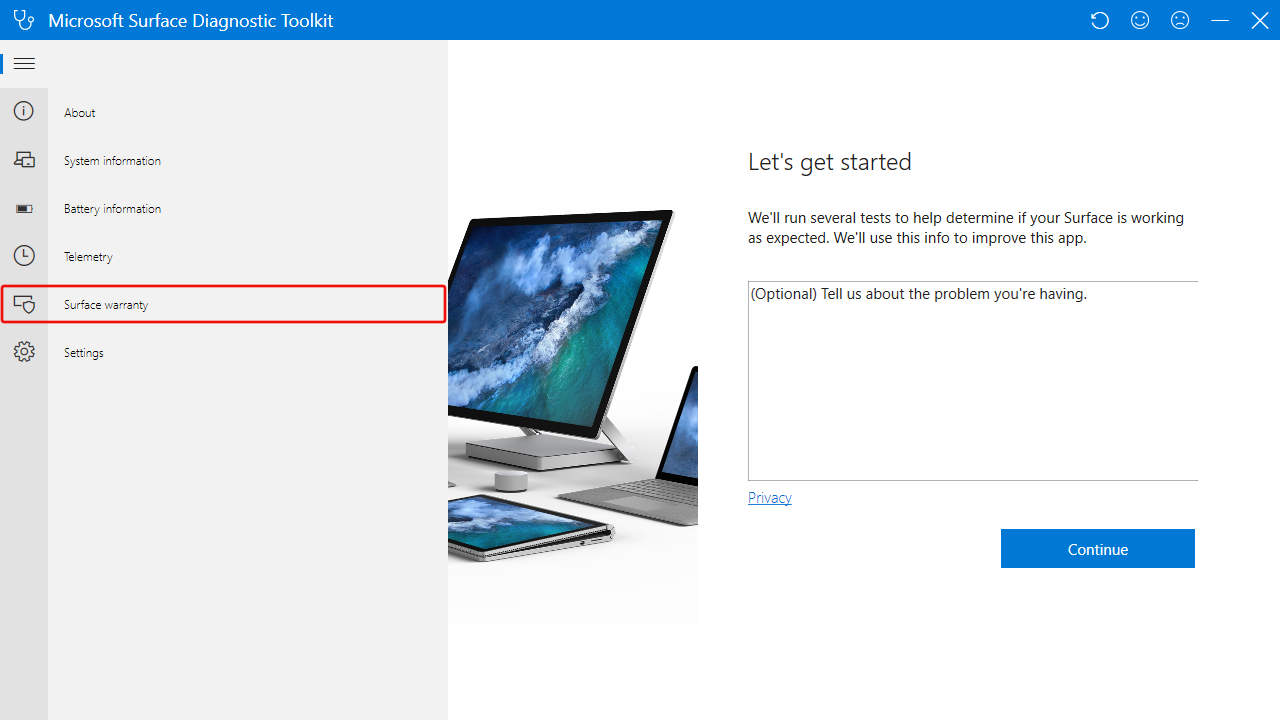 Cách kiểm tra ngày đăng ký và ngày hết hạn bảo hành Surface