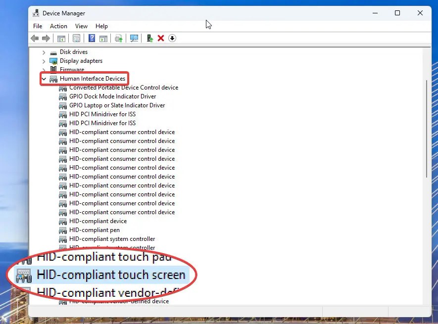 Cách bât/tắt cảm ứng Surface