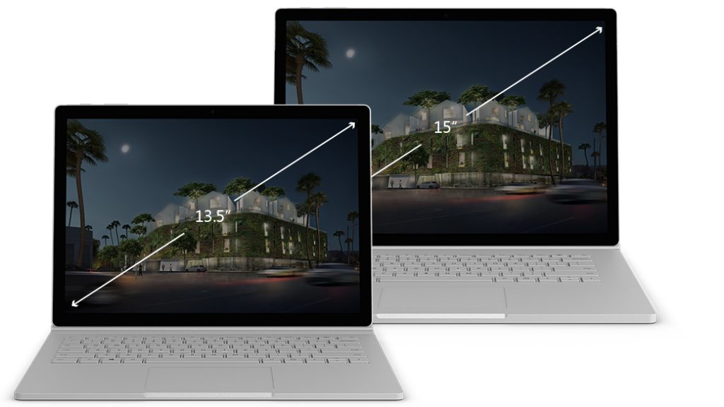 trọng lượng và kích thước Surface Book