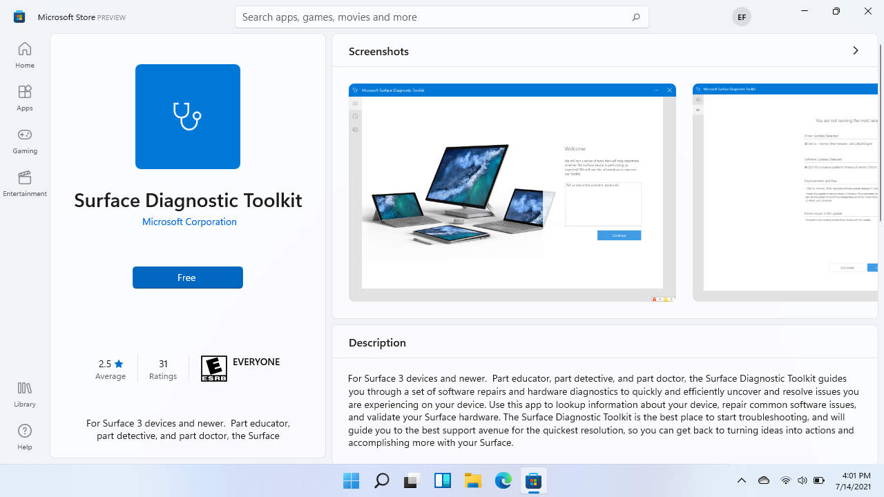 Cách kiểm tra tình trạng pin Surface bằng Bộ công cụ chẩn đoán Surface