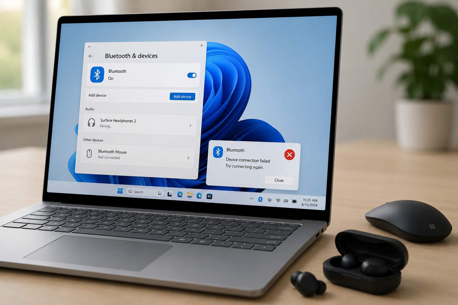 Surface Laptop 7 không kết nối được Bluetooth? 10 cách khắc phục hiệu quả