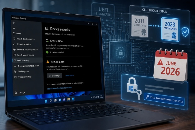 cập nhật Secure Boot