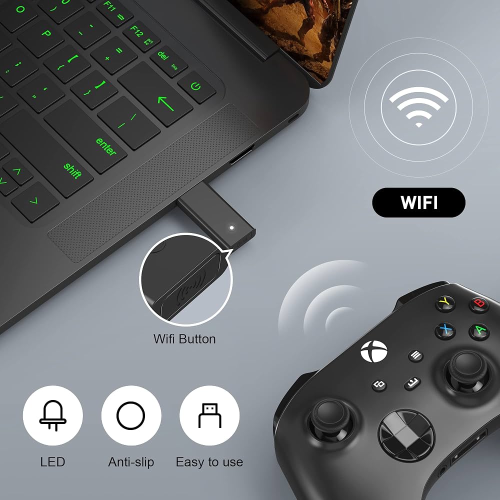 kết nối tay cầm Xbox với Surface bằng Xbox Wireless Adapter