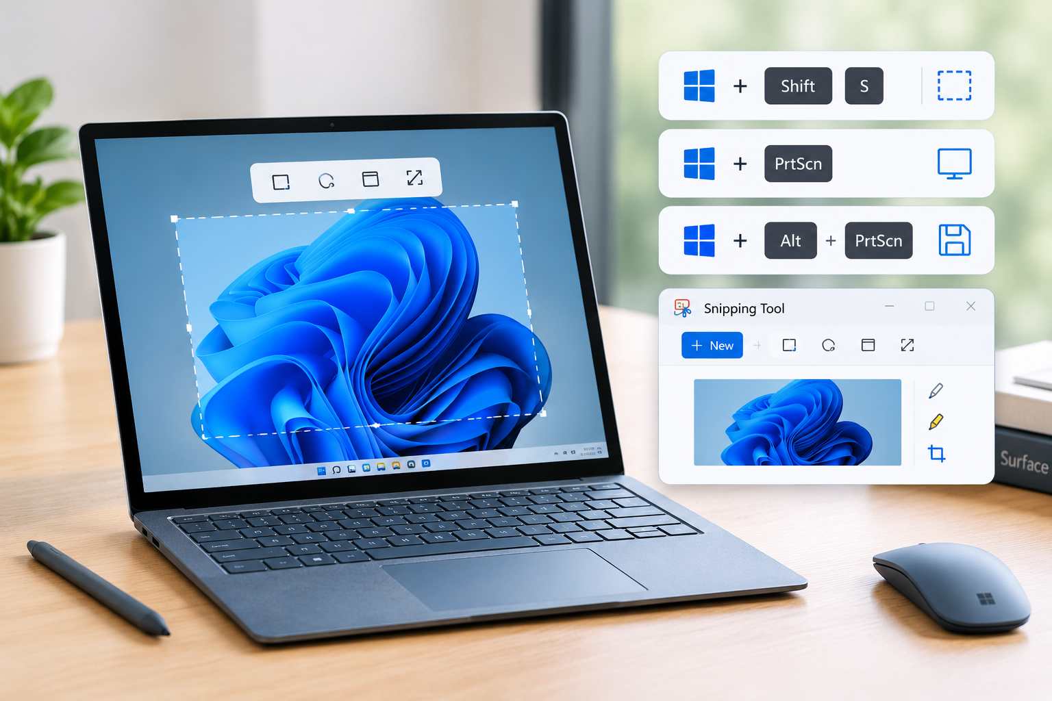 Chụp màn hình Surface Laptop: 6 cách nhanh, đơn giản và dễ thực hiện