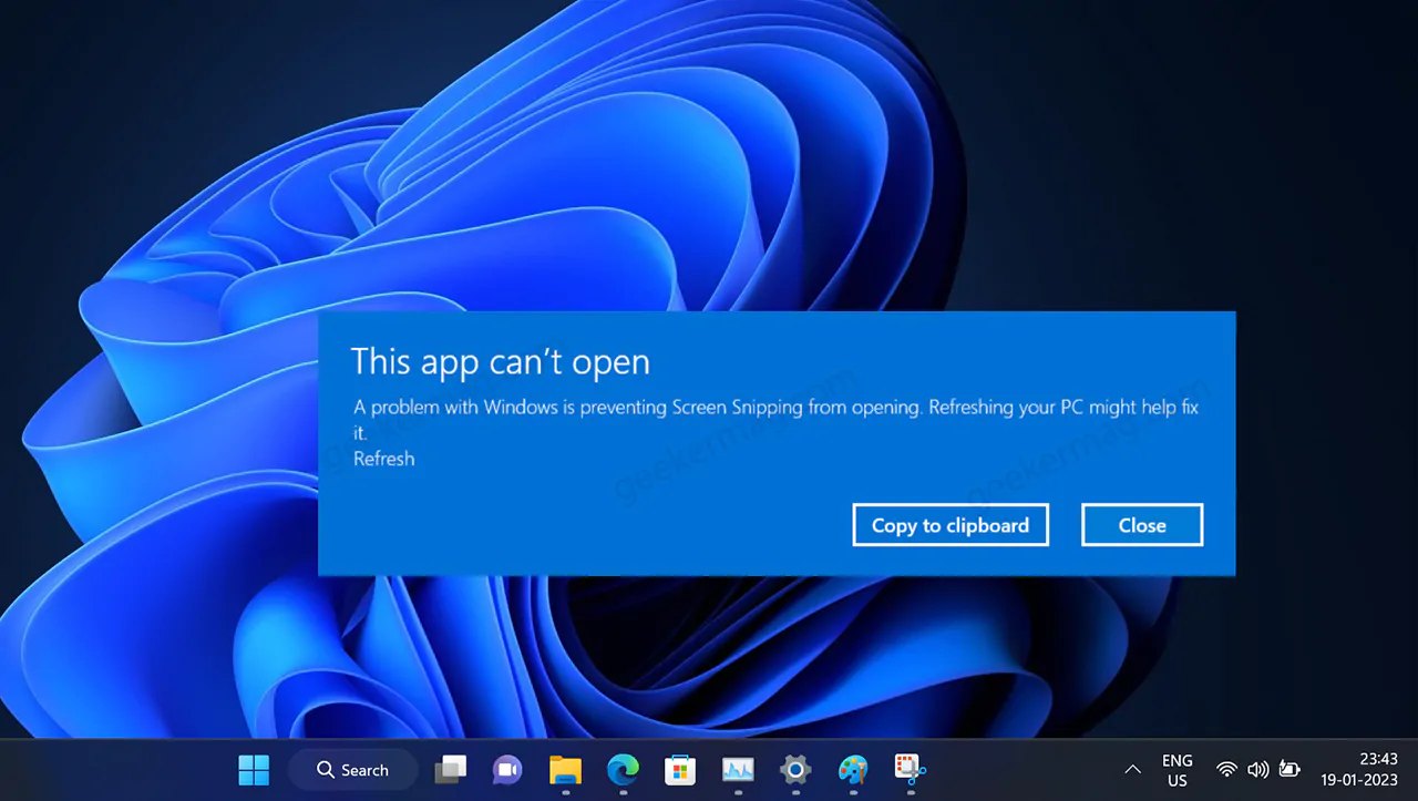Surface App không mở được