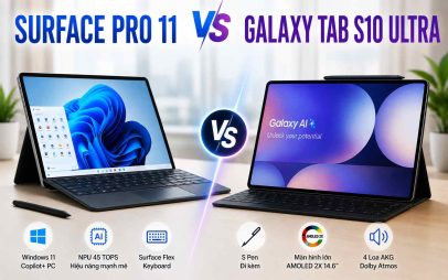 Surface Pro 11 vs Galaxy Tab S10 Ultra: Đâu là lựa chọn tốt hơn cho công việc và giải trí?